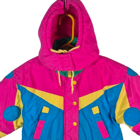 CLASSIC GEAR QUILTEX Vintage Puffy Snow Jacket Youth Size 6X - Picture 2 of 13